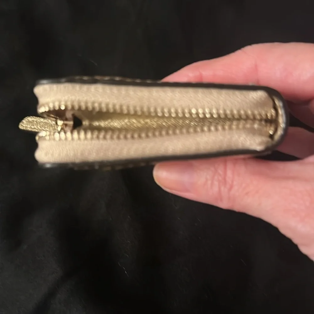 Michael Kors Metallic Gold Wallet - Picture 4 of 6